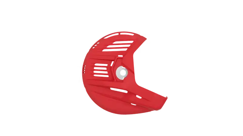 PROTECTOR DE DISCO YAMAHA - HONDA - KAWASAKI - SHERCO  ROJO