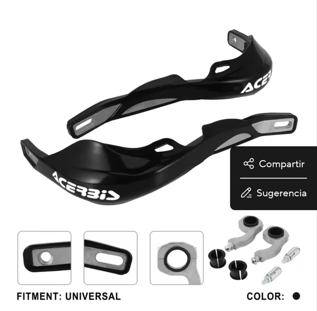 cubre-punos-universal-negro